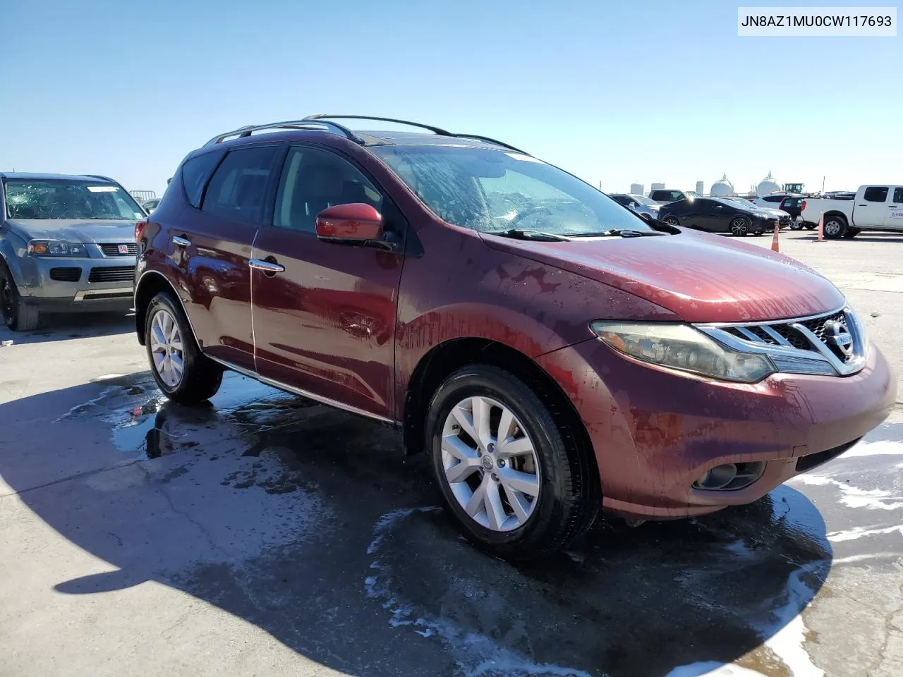 2012 Nissan Murano S VIN: JN8AZ1MU0CW117693 Lot: 73566144