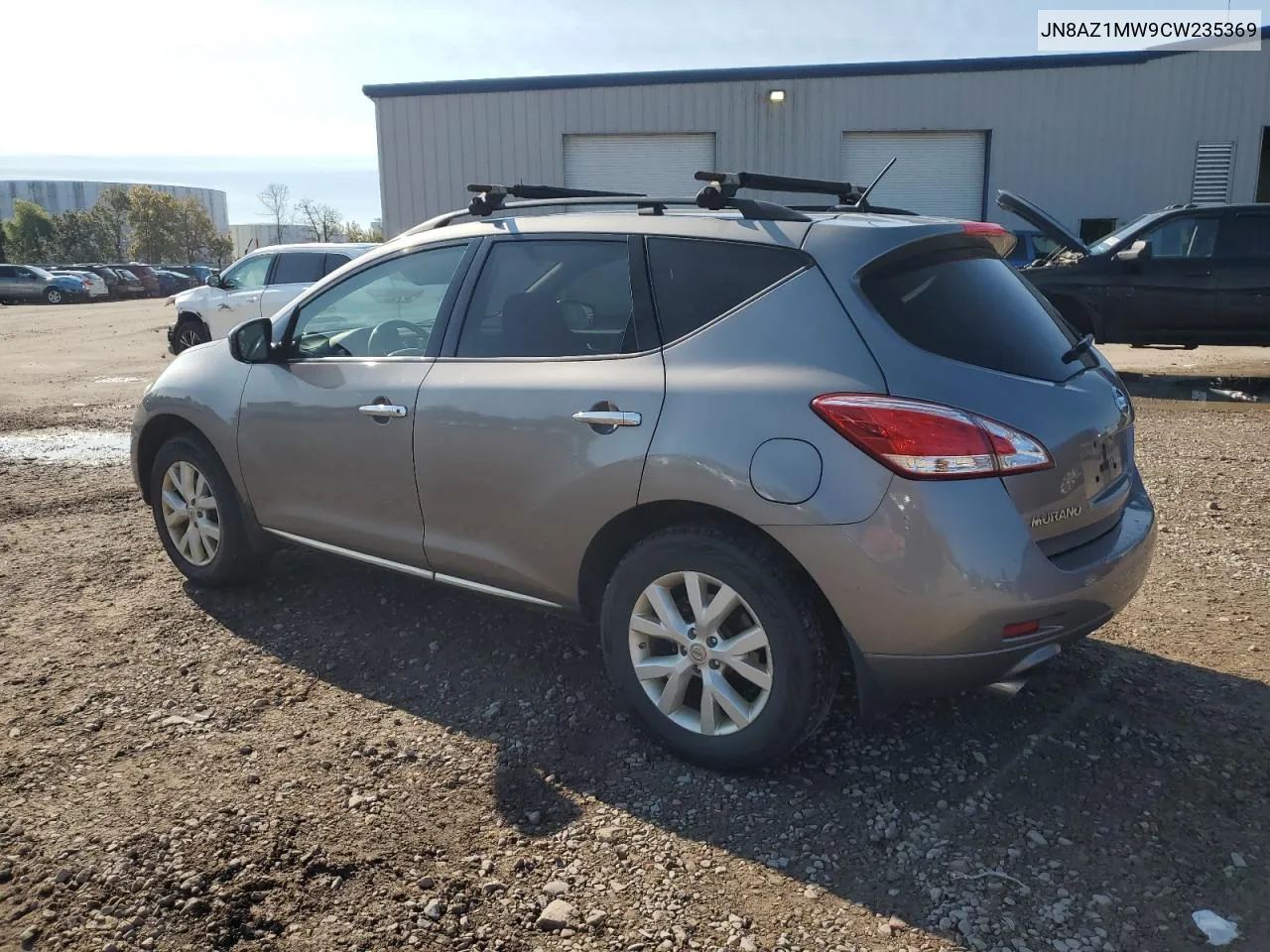 2012 Nissan Murano S VIN: JN8AZ1MW9CW235369 Lot: 73927084