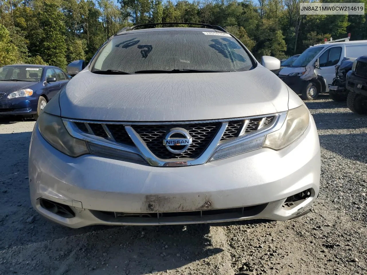 2012 Nissan Murano S VIN: JN8AZ1MW0CW214619 Lot: 74514164