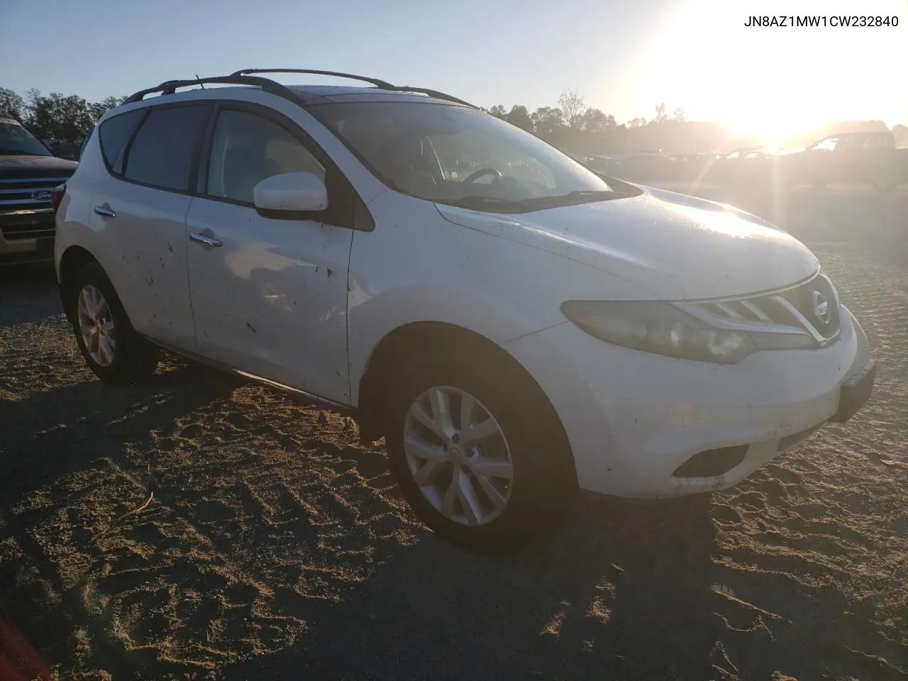 2012 Nissan Murano S VIN: JN8AZ1MW1CW232840 Lot: 75043364