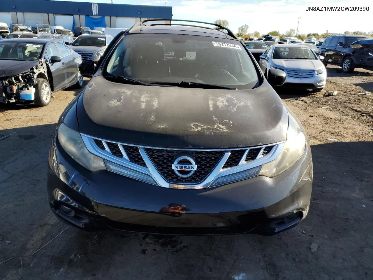 2012 Nissan Murano S VIN: JN8AZ1MW2CW209390 Lot: 75212244