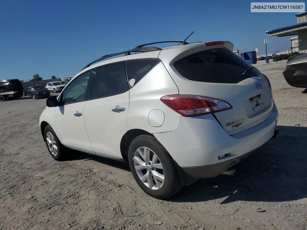 2012 Nissan Murano S VIN: JN8AZ1MU7CW116587 Lot: 75875914