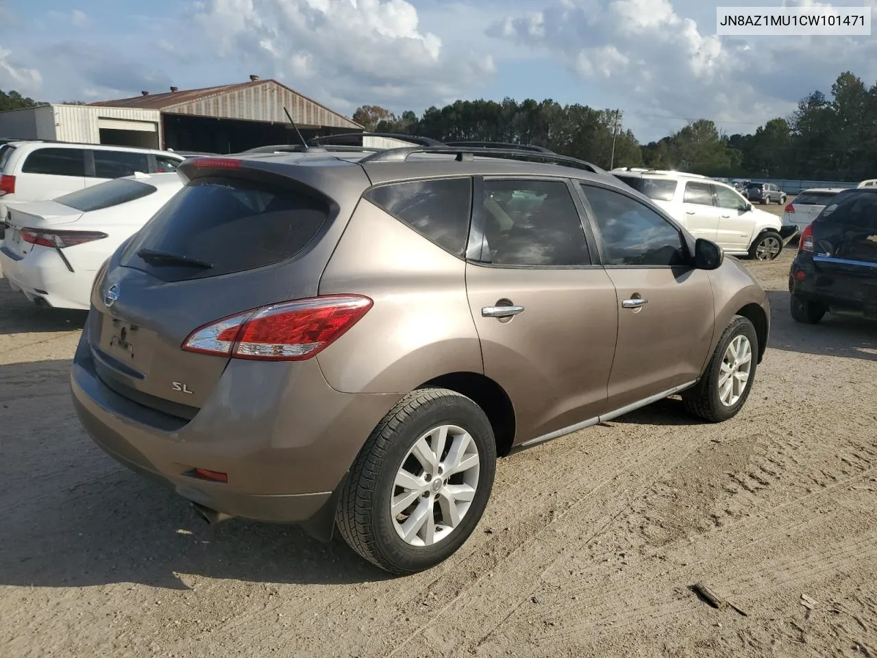 2012 Nissan Murano S VIN: JN8AZ1MU1CW101471 Lot: 77701384