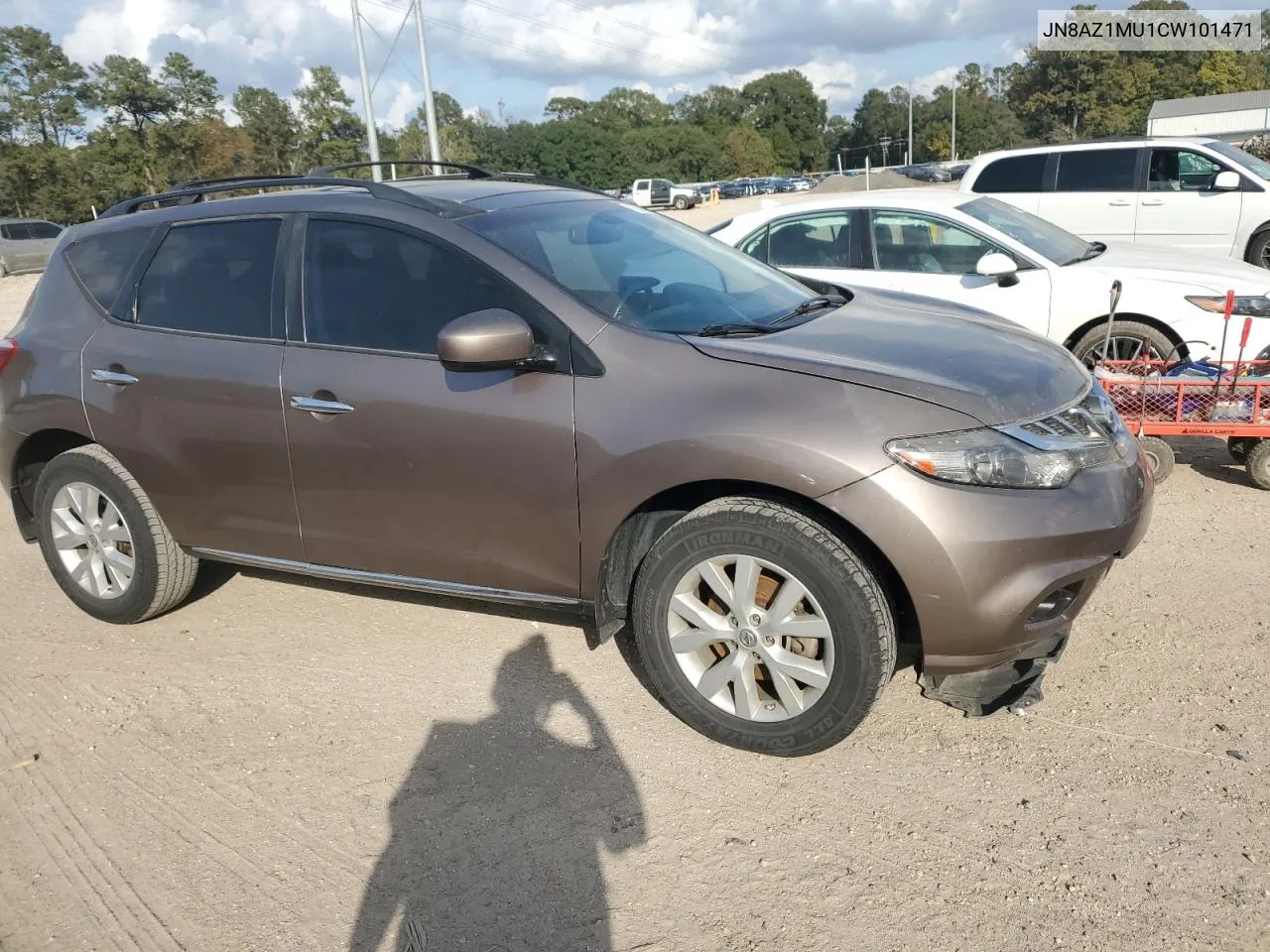 2012 Nissan Murano S VIN: JN8AZ1MU1CW101471 Lot: 77701384