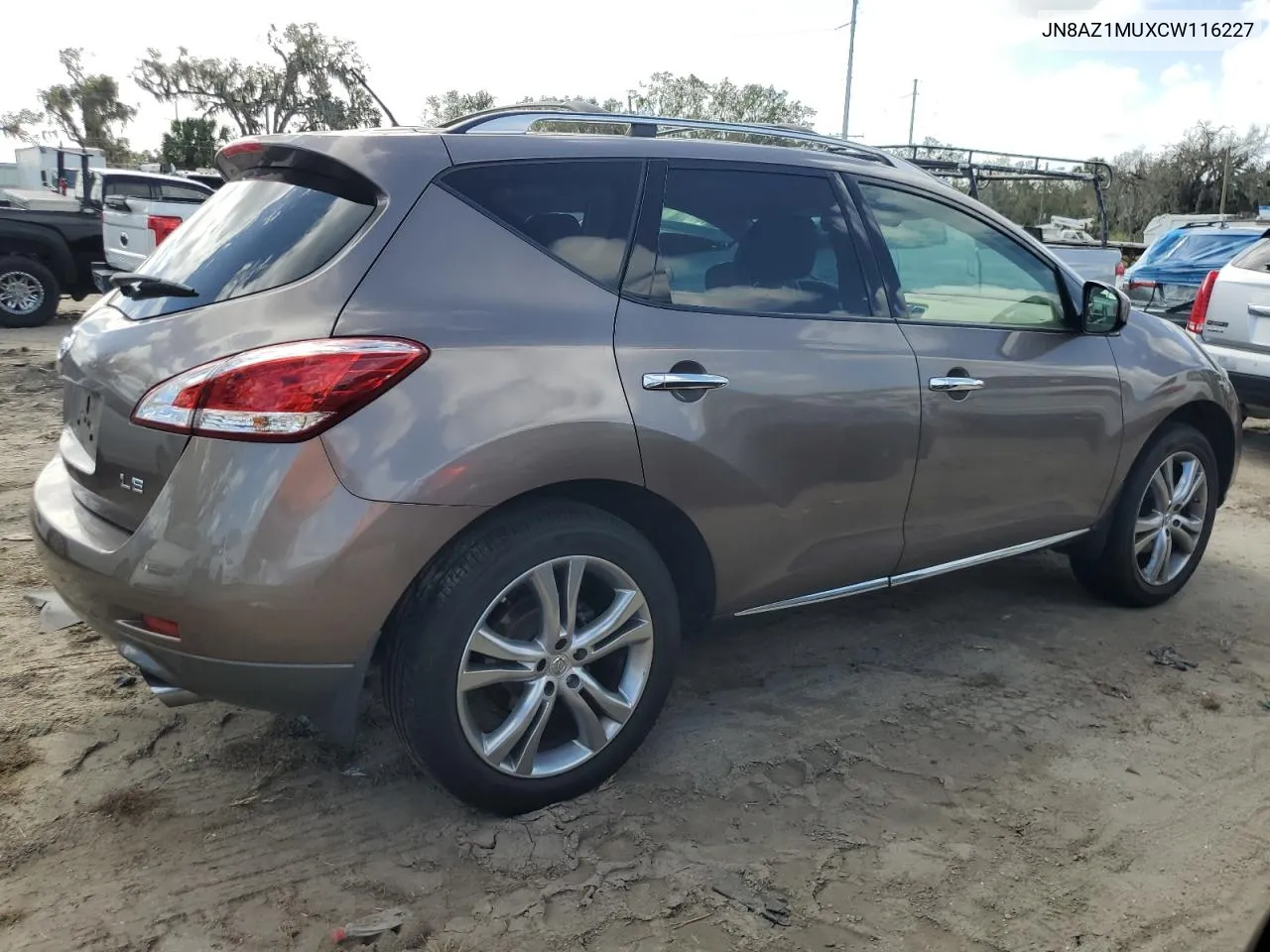 2012 Nissan Murano S VIN: JN8AZ1MUXCW116227 Lot: 78481434