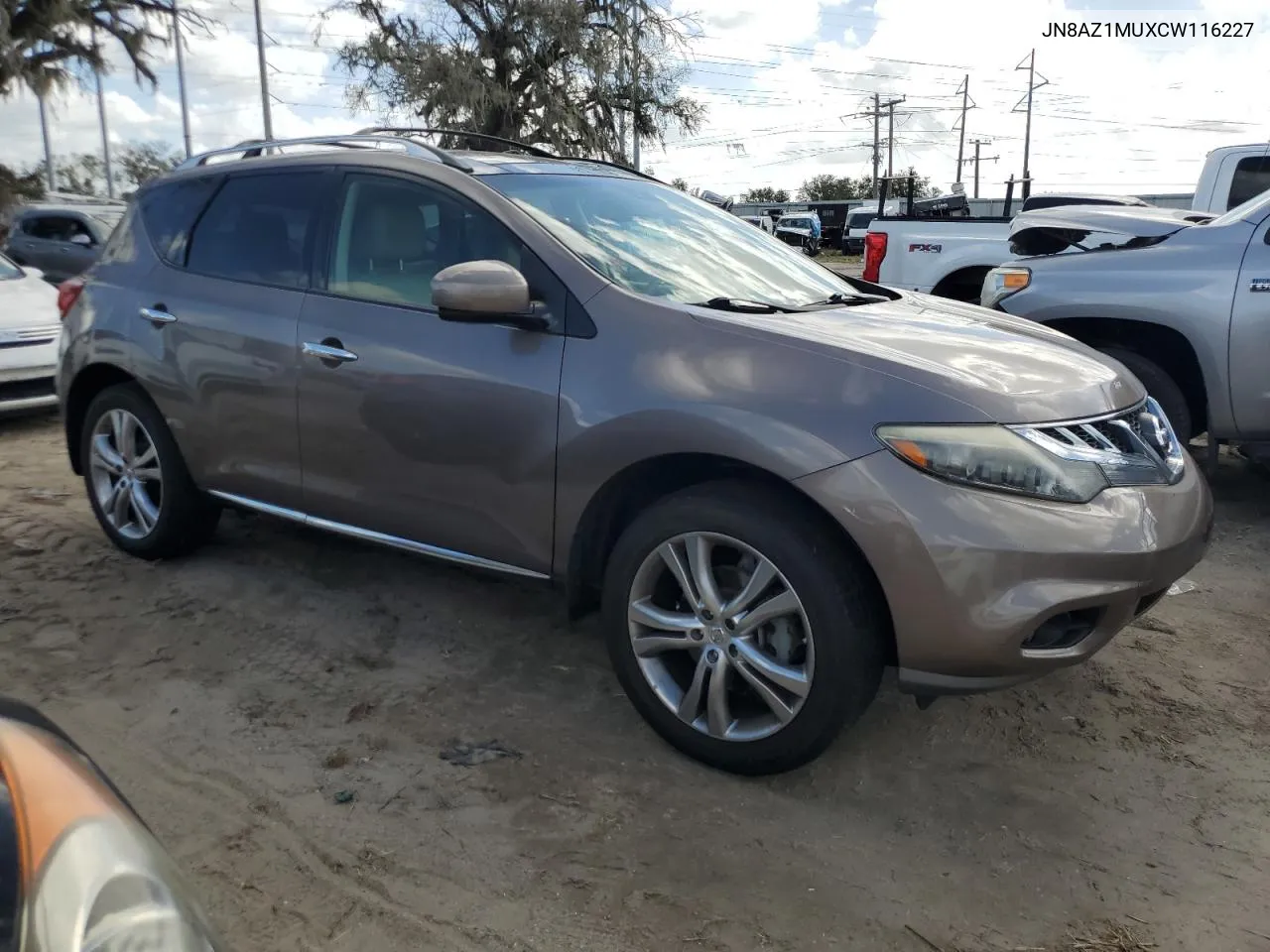 2012 Nissan Murano S VIN: JN8AZ1MUXCW116227 Lot: 78481434