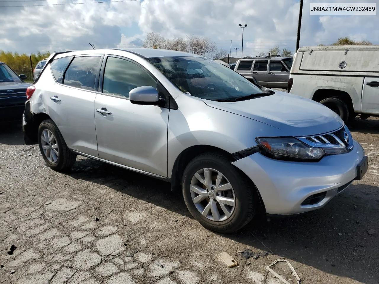 2012 Nissan Murano S VIN: JN8AZ1MW4CW232489 Lot: 79608154