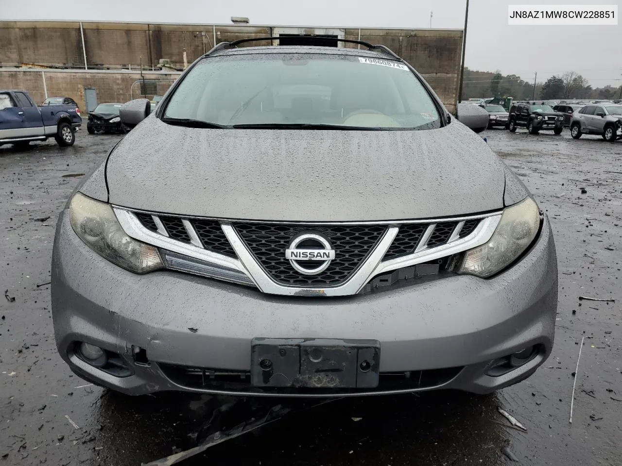 2012 Nissan Murano S VIN: JN8AZ1MW8CW228851 Lot: 79860874