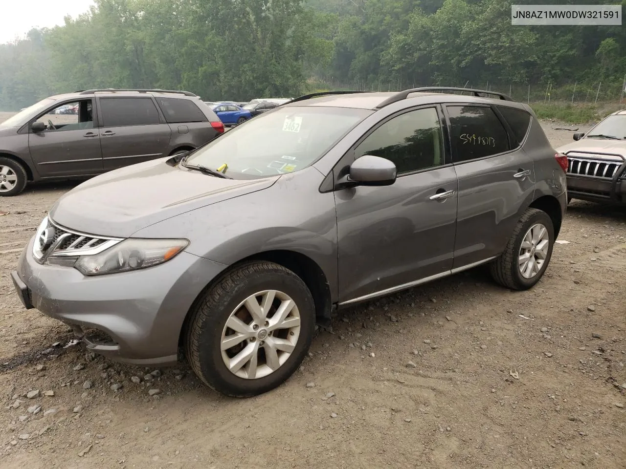 2013 Nissan Murano S VIN: JN8AZ1MW0DW321591 Lot: 54998713