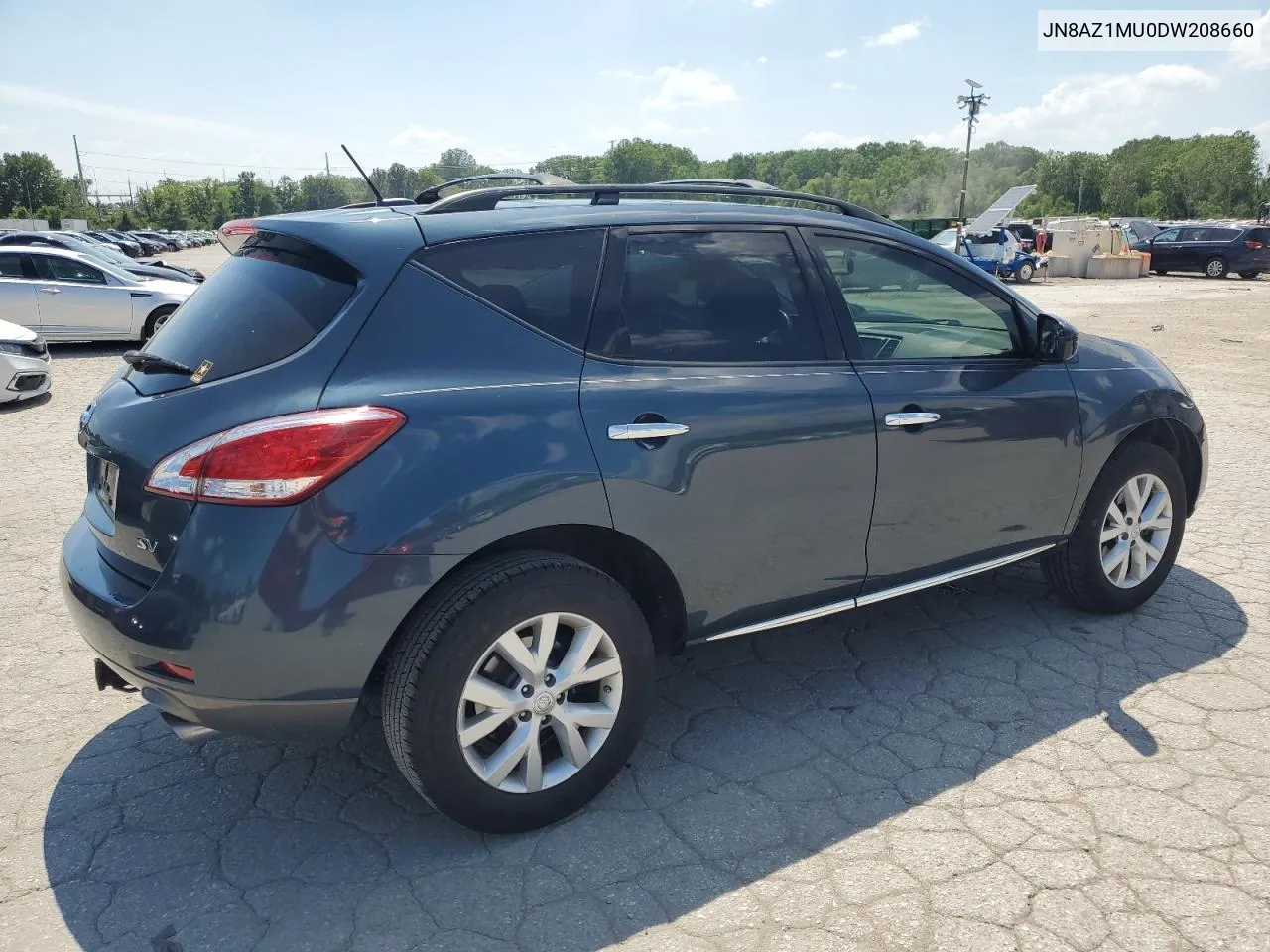 2013 Nissan Murano S VIN: JN8AZ1MU0DW208660 Lot: 60658454