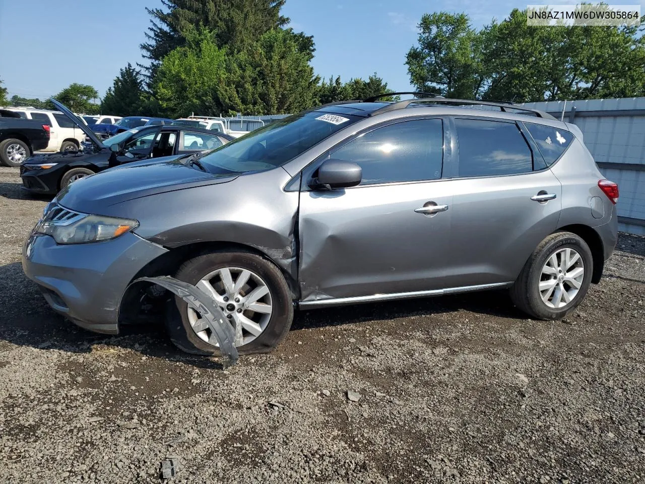 2013 Nissan Murano S VIN: JN8AZ1MW6DW305864 Lot: 62529554