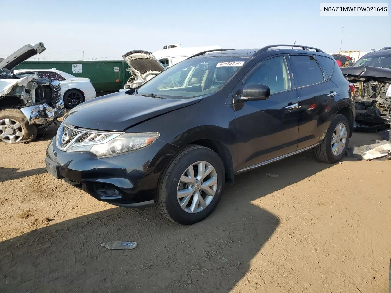 2013 Nissan Murano S VIN: JN8AZ1MW8DW321645 Lot: 63890334