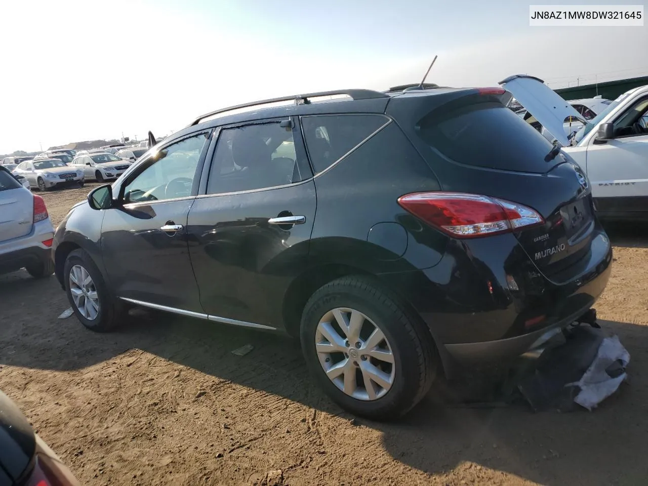 2013 Nissan Murano S VIN: JN8AZ1MW8DW321645 Lot: 63890334