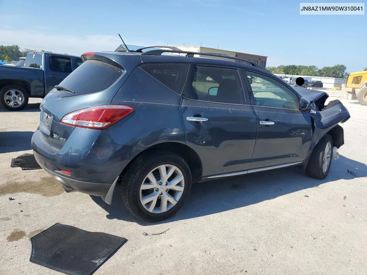 2013 Nissan Murano S VIN: JN8AZ1MW9DW310041 Lot: 65663454