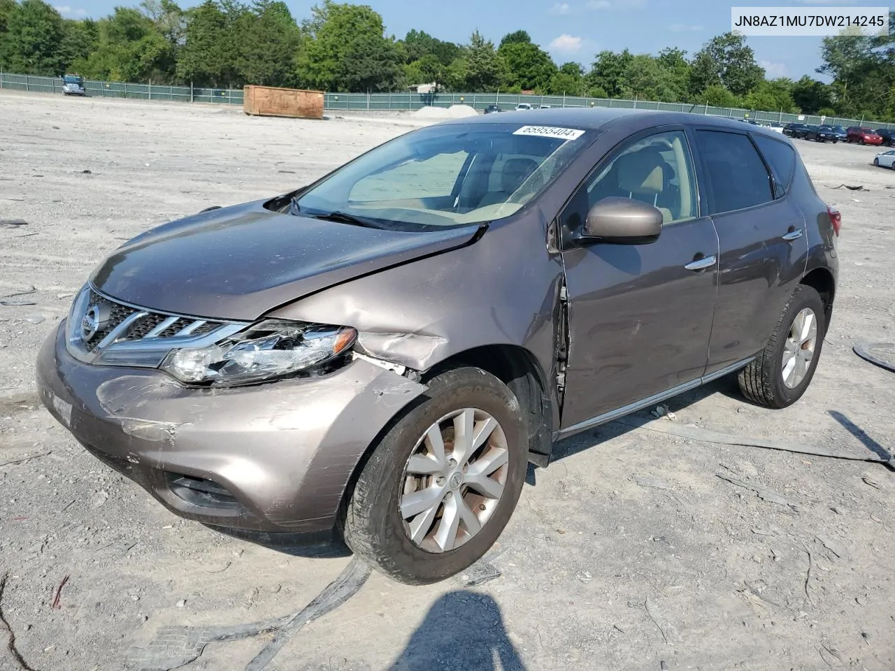 2013 Nissan Murano S VIN: JN8AZ1MU7DW214245 Lot: 65955404