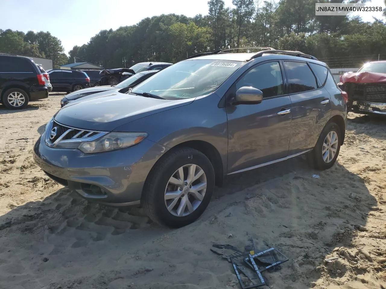 2013 Nissan Murano S VIN: JN8AZ1MW4DW323358 Lot: 69196884