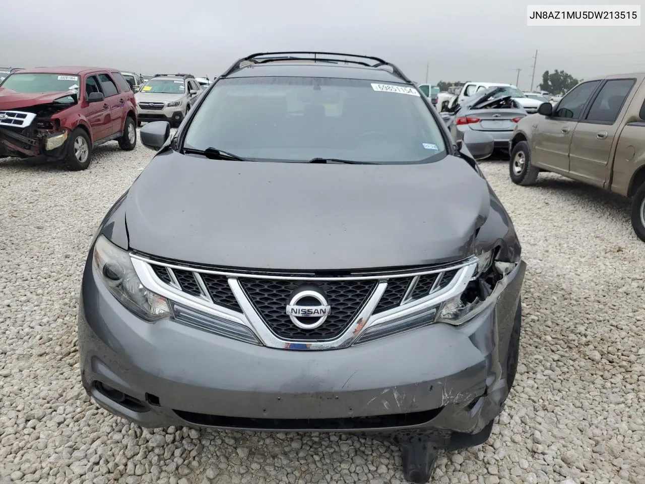 2013 Nissan Murano S VIN: JN8AZ1MU5DW213515 Lot: 69851154