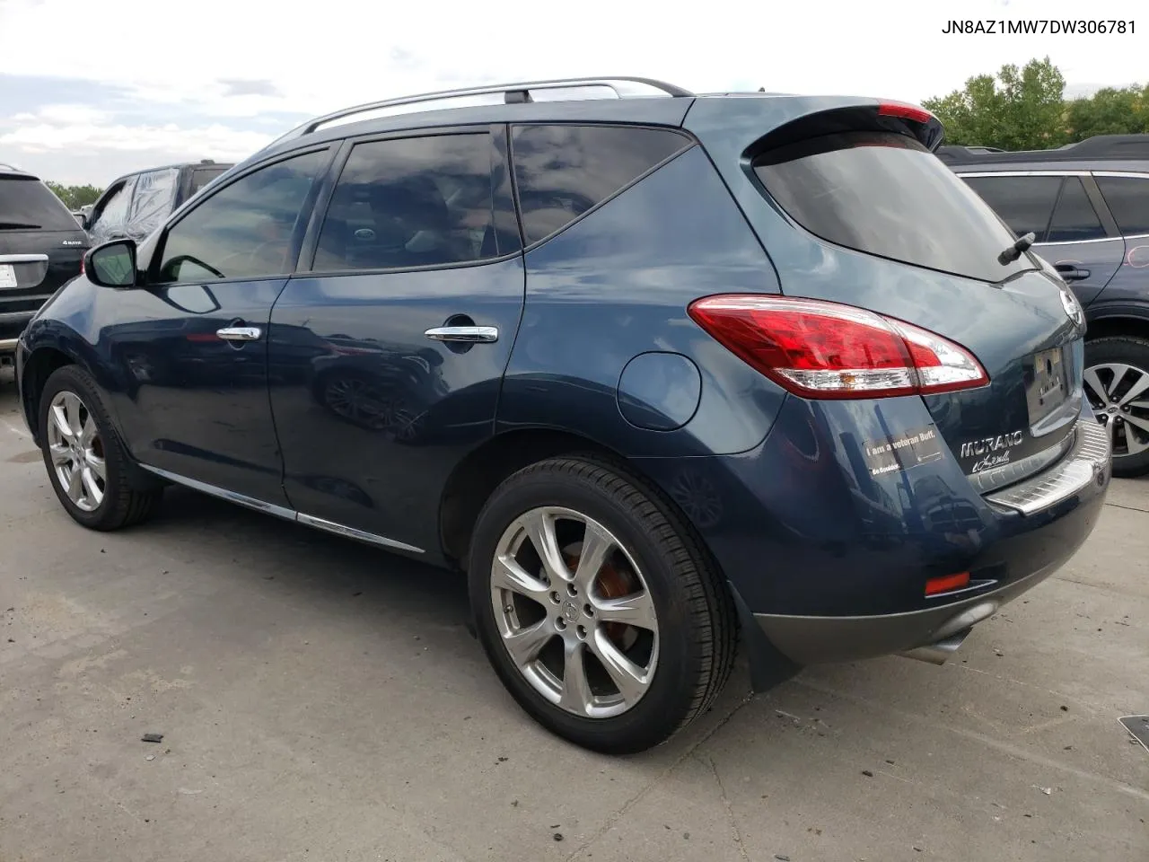 2013 Nissan Murano S VIN: JN8AZ1MW7DW306781 Lot: 70449074