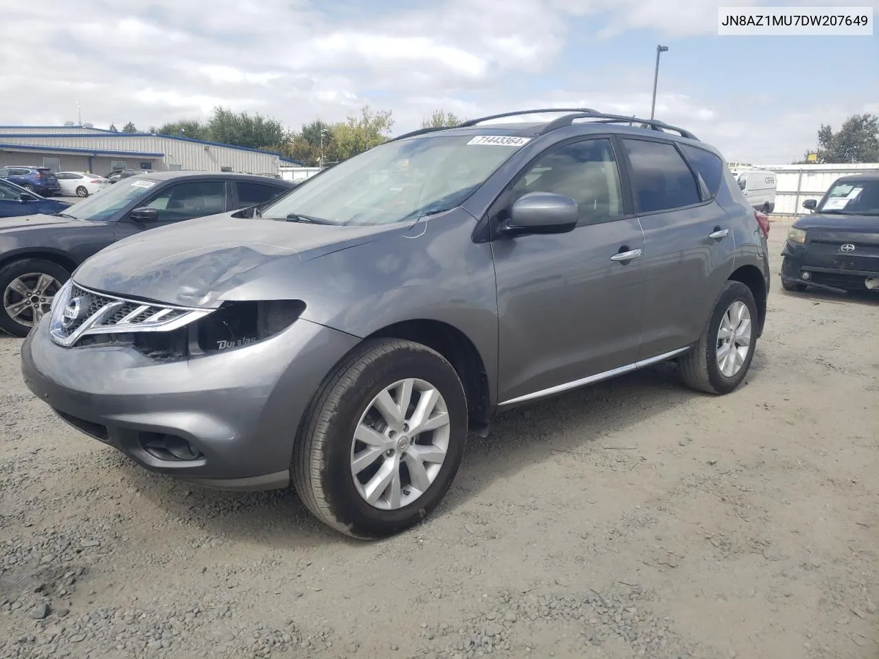 2013 Nissan Murano S VIN: JN8AZ1MU7DW207649 Lot: 71443364