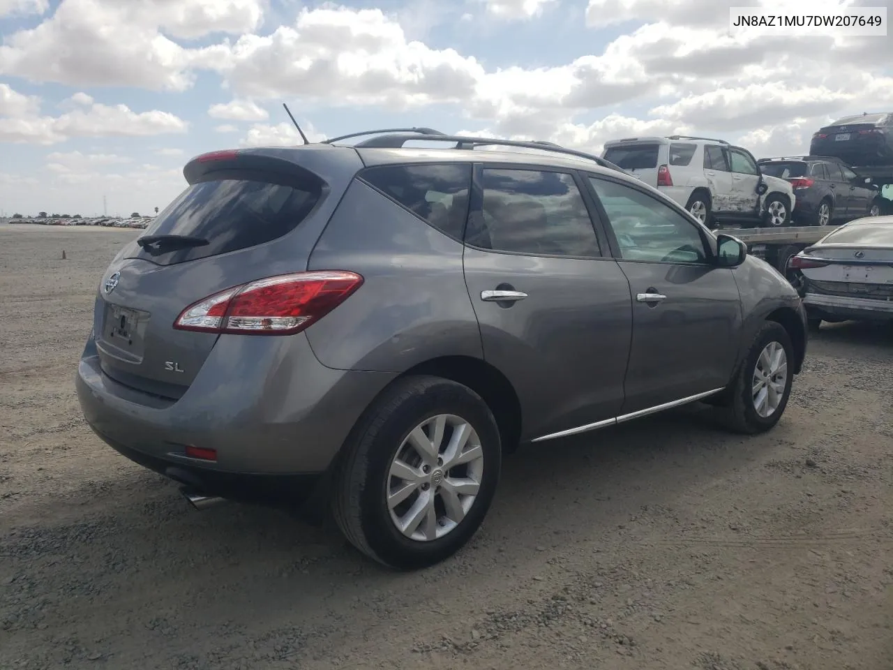 2013 Nissan Murano S VIN: JN8AZ1MU7DW207649 Lot: 71443364