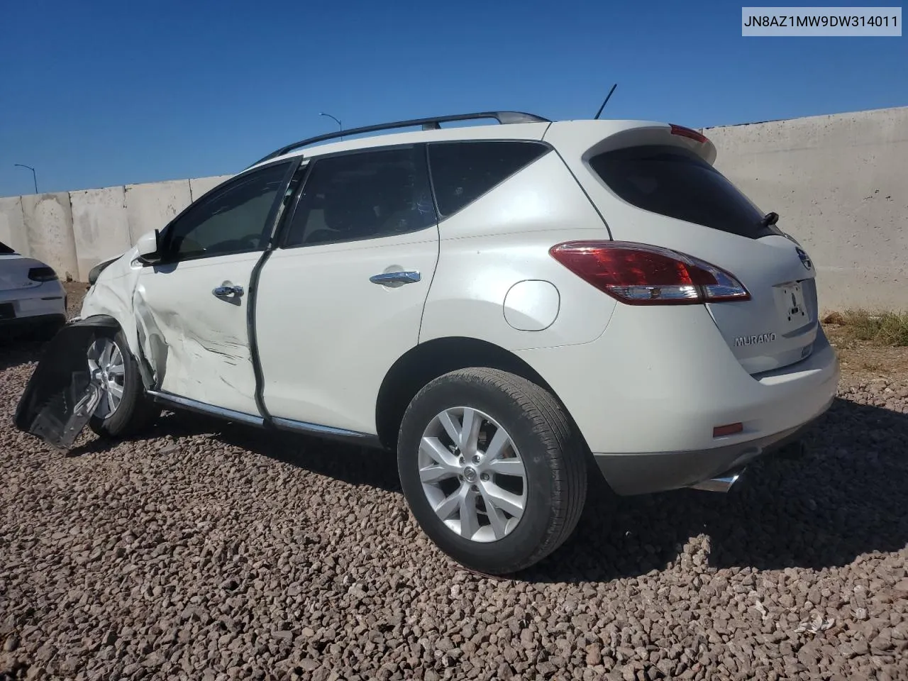 2013 Nissan Murano S VIN: JN8AZ1MW9DW314011 Lot: 71598644