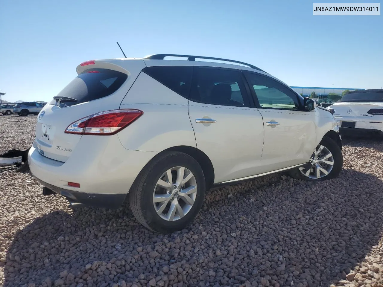 2013 Nissan Murano S VIN: JN8AZ1MW9DW314011 Lot: 71598644