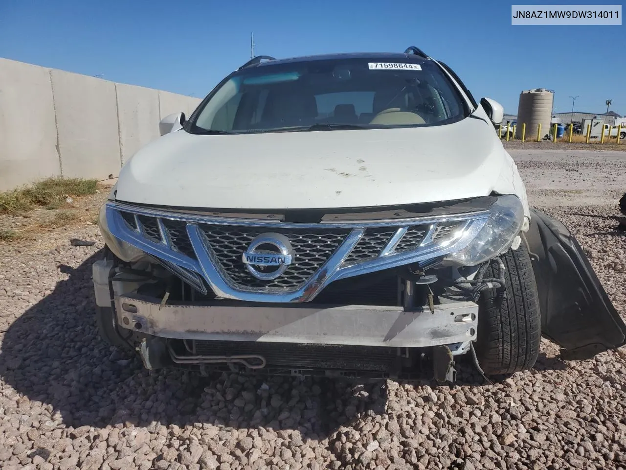 2013 Nissan Murano S VIN: JN8AZ1MW9DW314011 Lot: 71598644