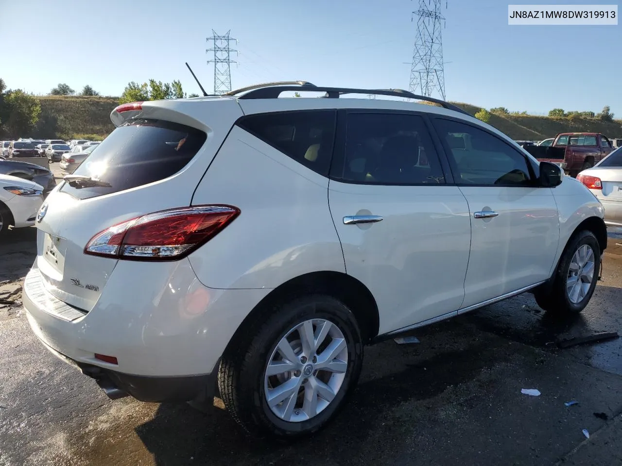 2013 Nissan Murano S VIN: JN8AZ1MW8DW319913 Lot: 71848734