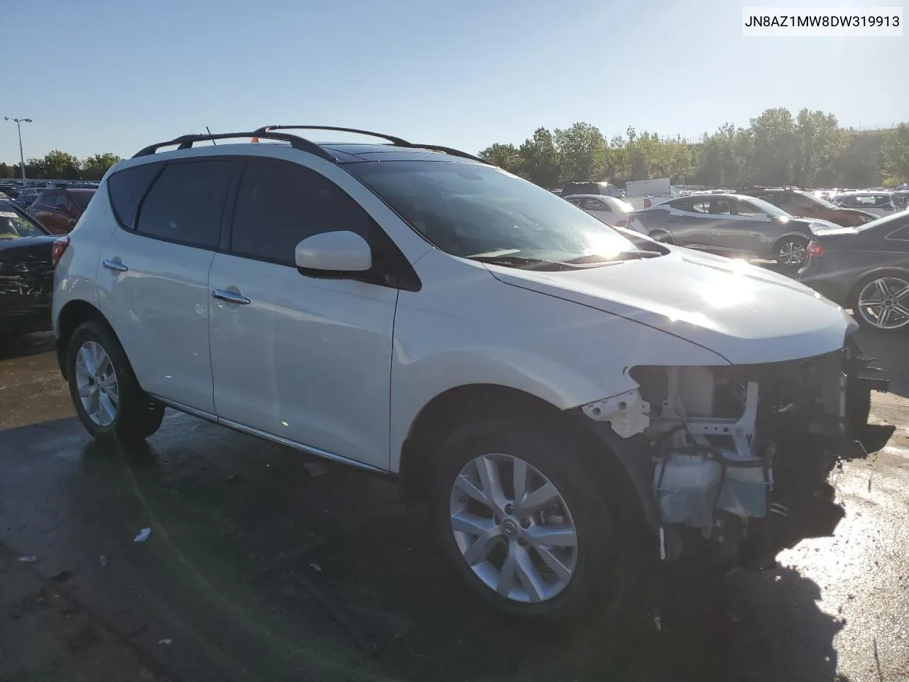 2013 Nissan Murano S VIN: JN8AZ1MW8DW319913 Lot: 71848734