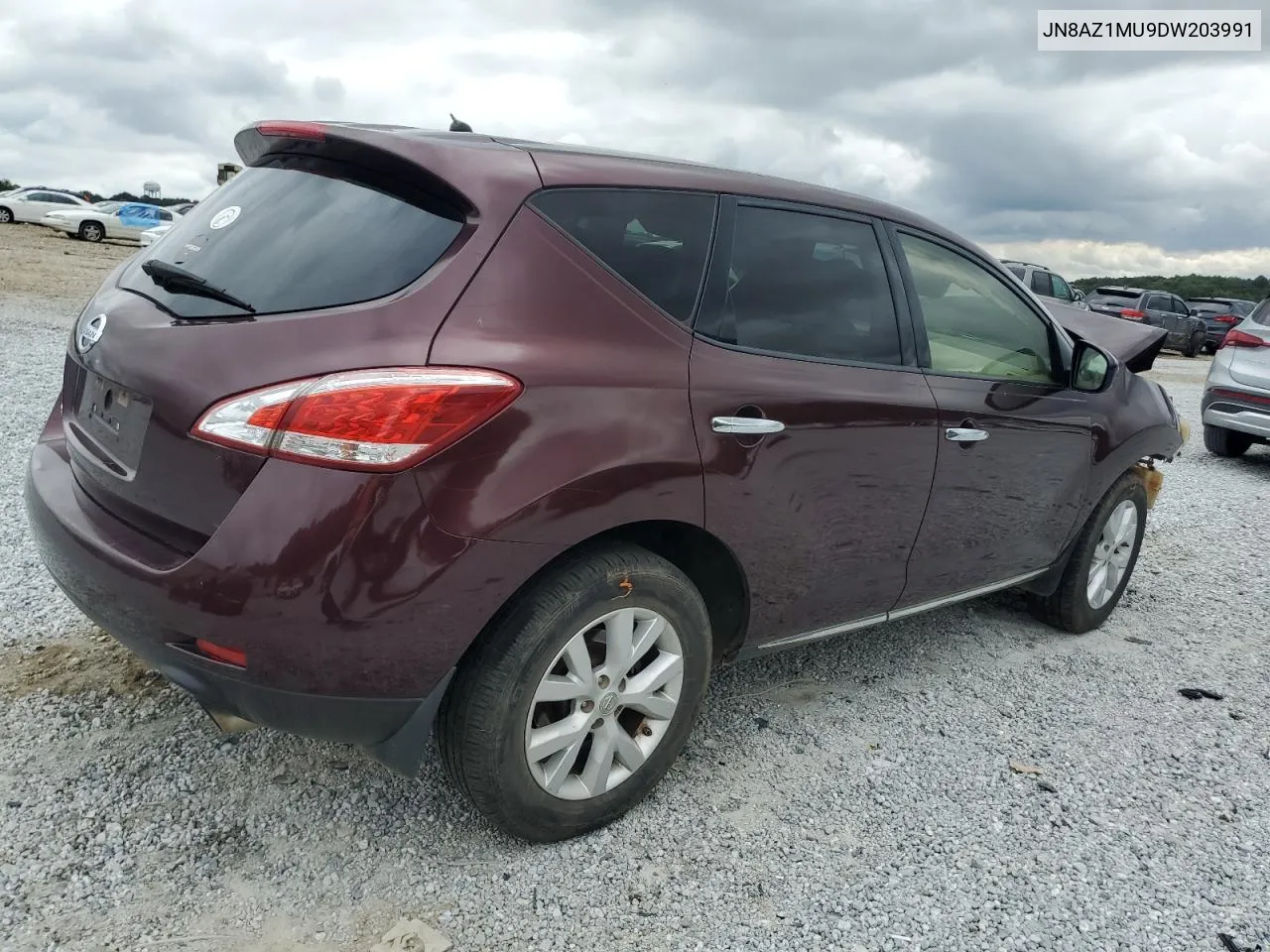 2013 Nissan Murano S VIN: JN8AZ1MU9DW203991 Lot: 71965254