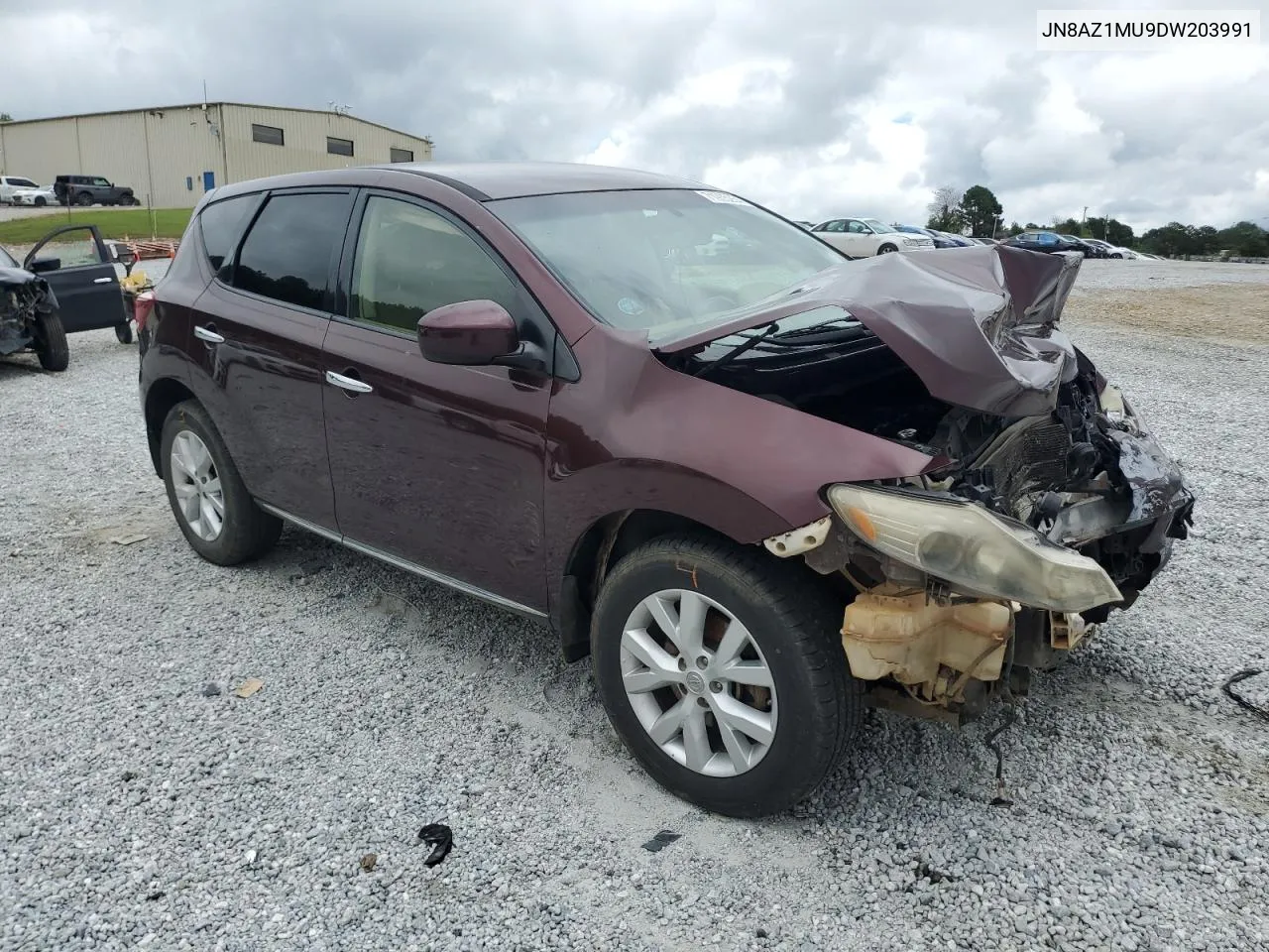 2013 Nissan Murano S VIN: JN8AZ1MU9DW203991 Lot: 71965254