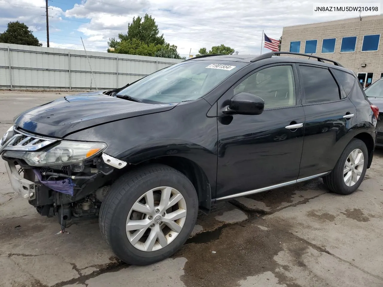 2013 Nissan Murano S VIN: JN8AZ1MU5DW210498 Lot: 71981554