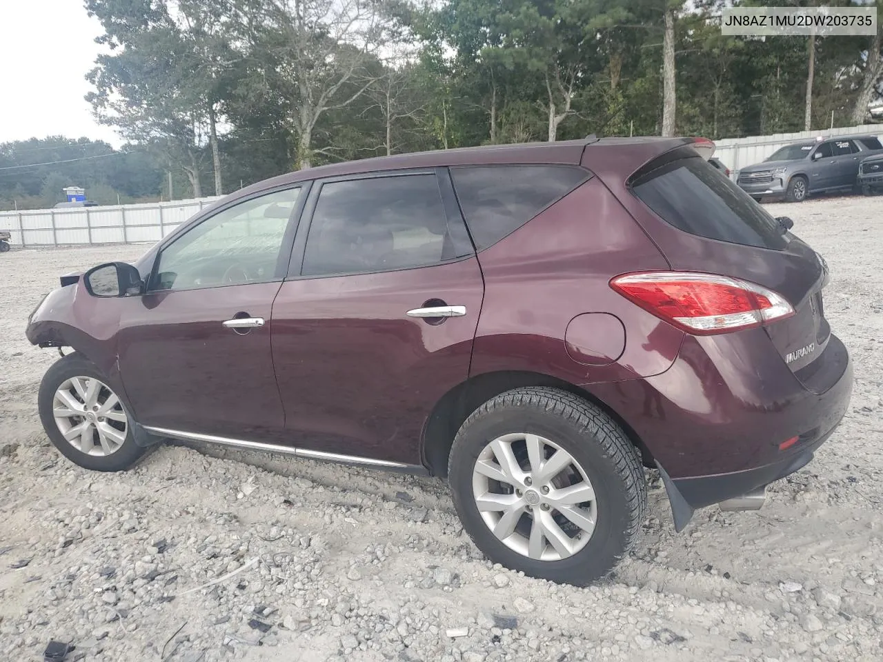 JN8AZ1MU2DW203735 2013 Nissan Murano S