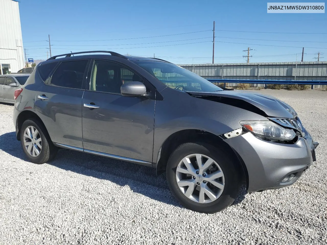 2013 Nissan Murano S VIN: JN8AZ1MW5DW310800 Lot: 72608784