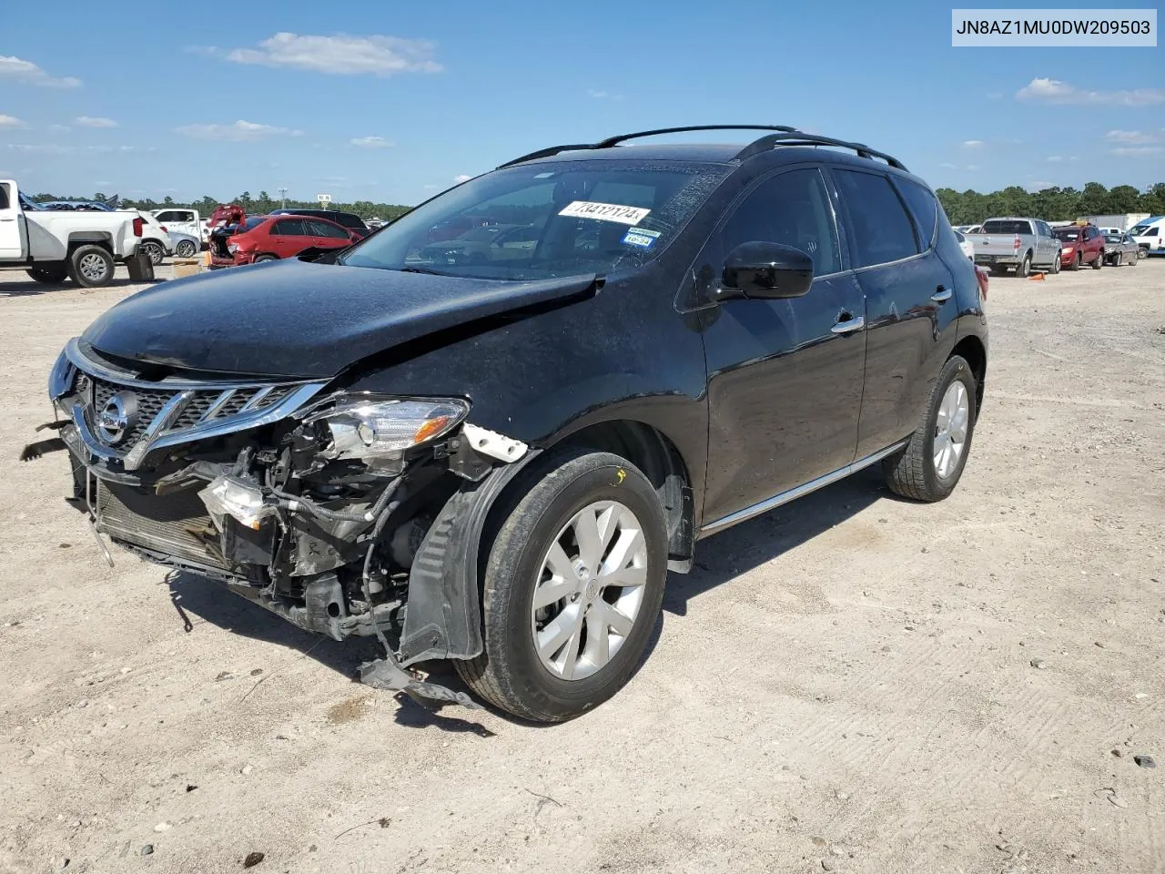 2013 Nissan Murano S VIN: JN8AZ1MU0DW209503 Lot: 73412124