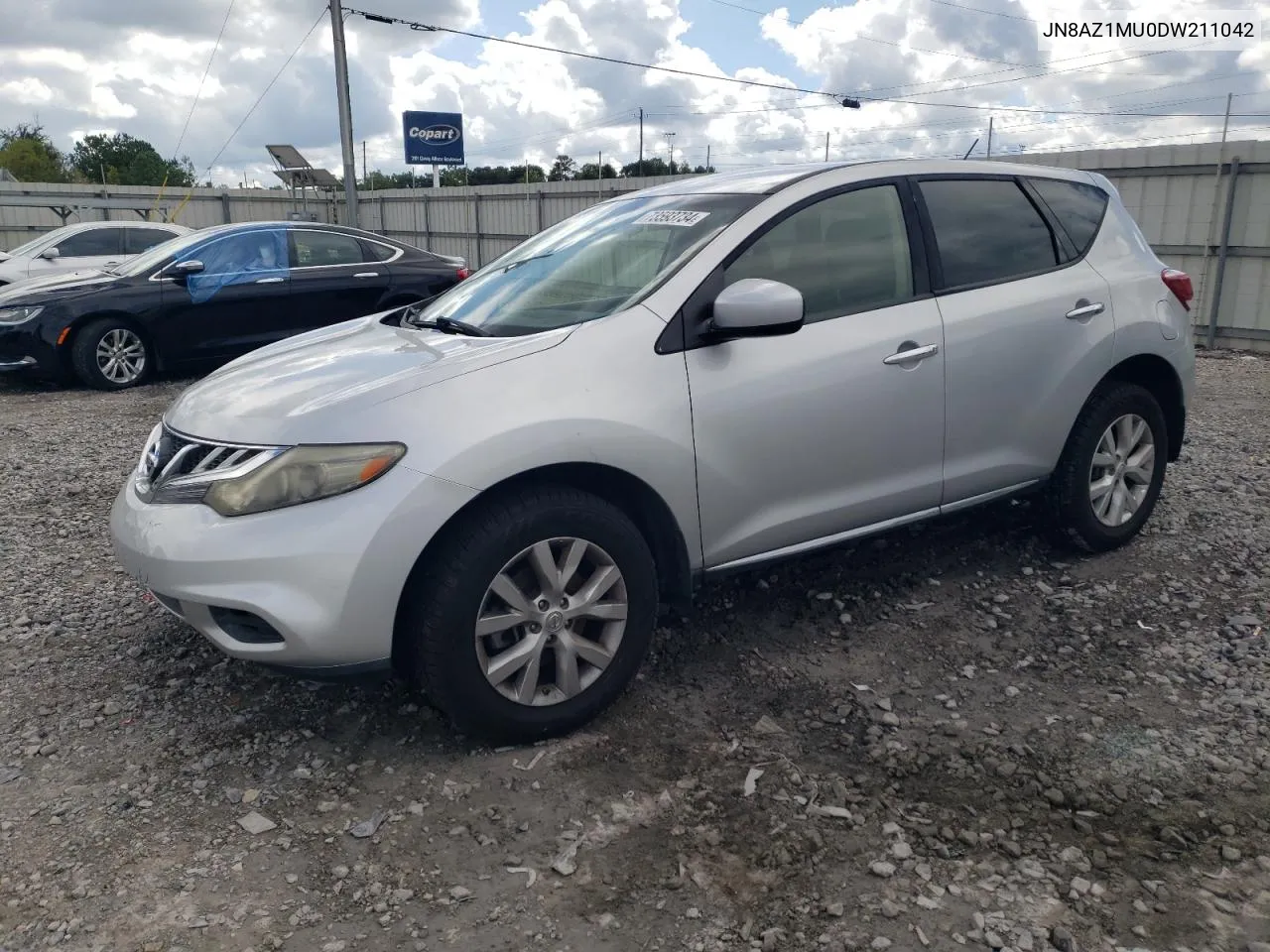 JN8AZ1MU0DW211042 2013 Nissan Murano S