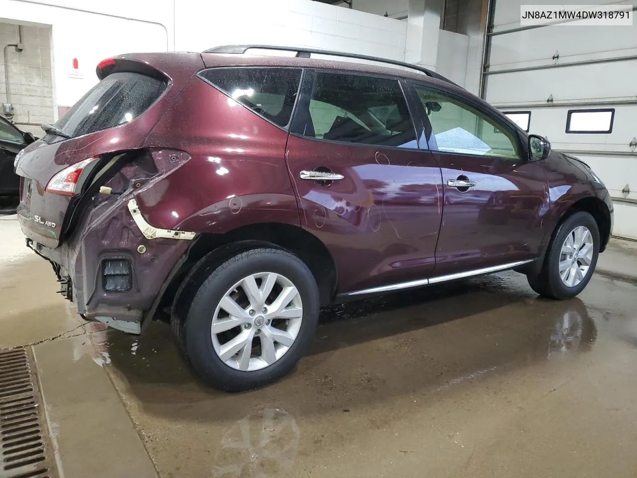 2013 Nissan Murano S VIN: JN8AZ1MW4DW318791 Lot: 73690924