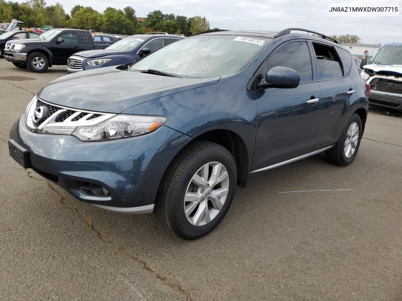 2013 Nissan Murano S VIN: JN8AZ1MWXDW307715 Lot: 73974074