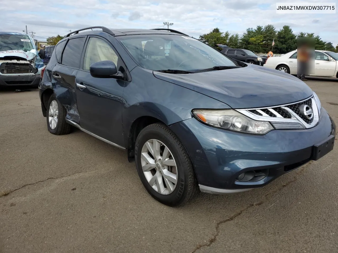 2013 Nissan Murano S VIN: JN8AZ1MWXDW307715 Lot: 73974074