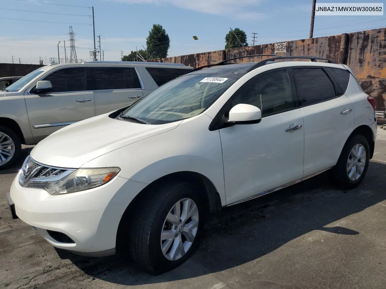 JN8AZ1MWXDW300652 2013 Nissan Murano S