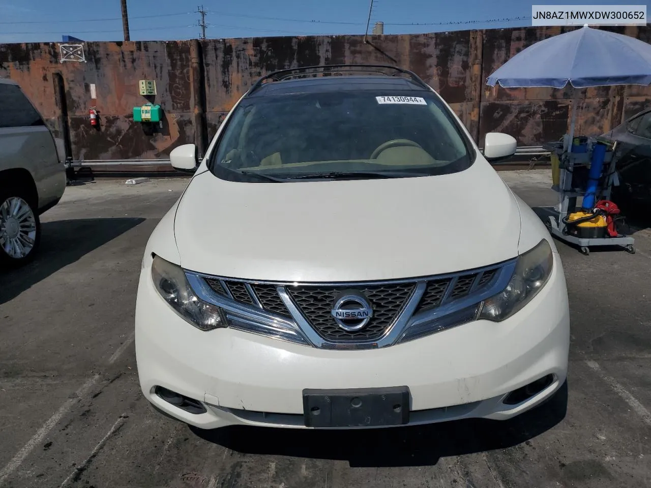 2013 Nissan Murano S VIN: JN8AZ1MWXDW300652 Lot: 74130944