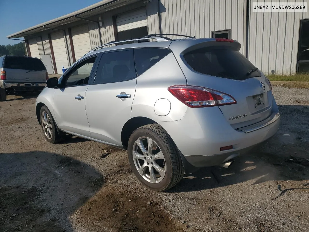 2013 Nissan Murano S VIN: JN8AZ1MU9DW206289 Lot: 74847374