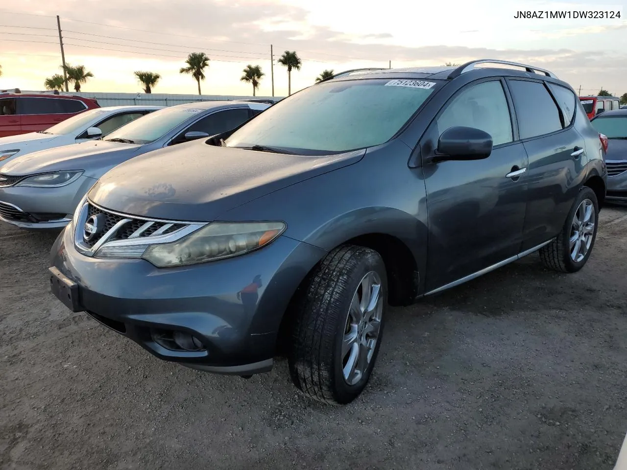 2013 Nissan Murano S VIN: JN8AZ1MW1DW323124 Lot: 75123604