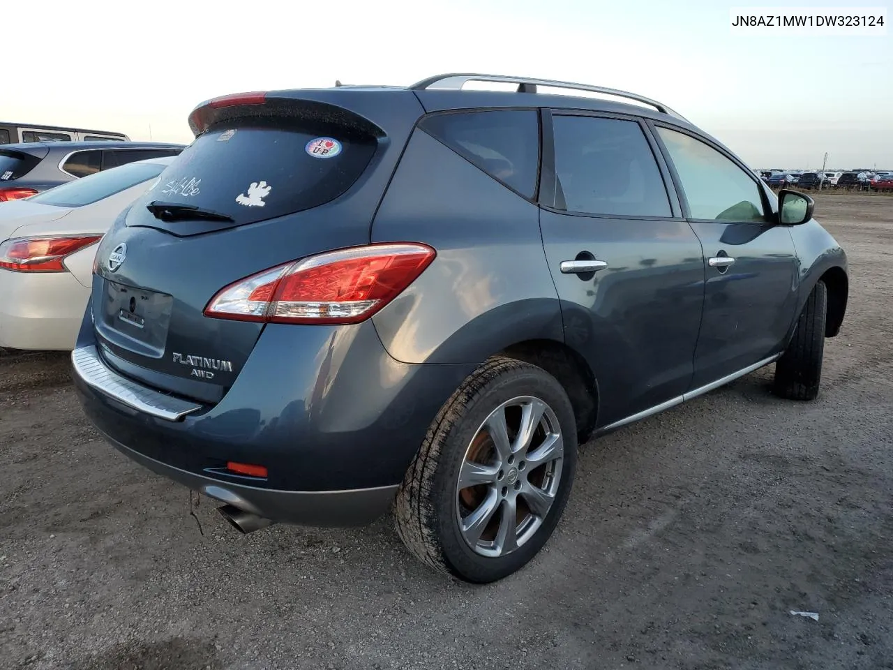 2013 Nissan Murano S VIN: JN8AZ1MW1DW323124 Lot: 75123604