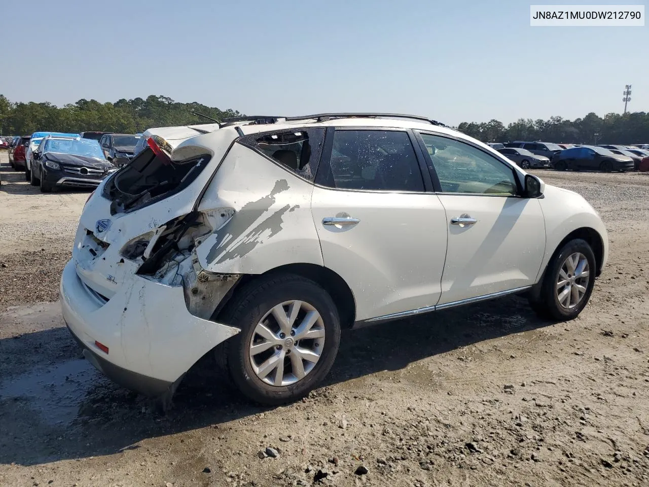 2013 Nissan Murano S VIN: JN8AZ1MU0DW212790 Lot: 75300074