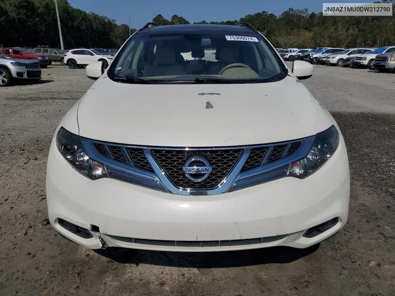 2013 Nissan Murano S VIN: JN8AZ1MU0DW212790 Lot: 75300074