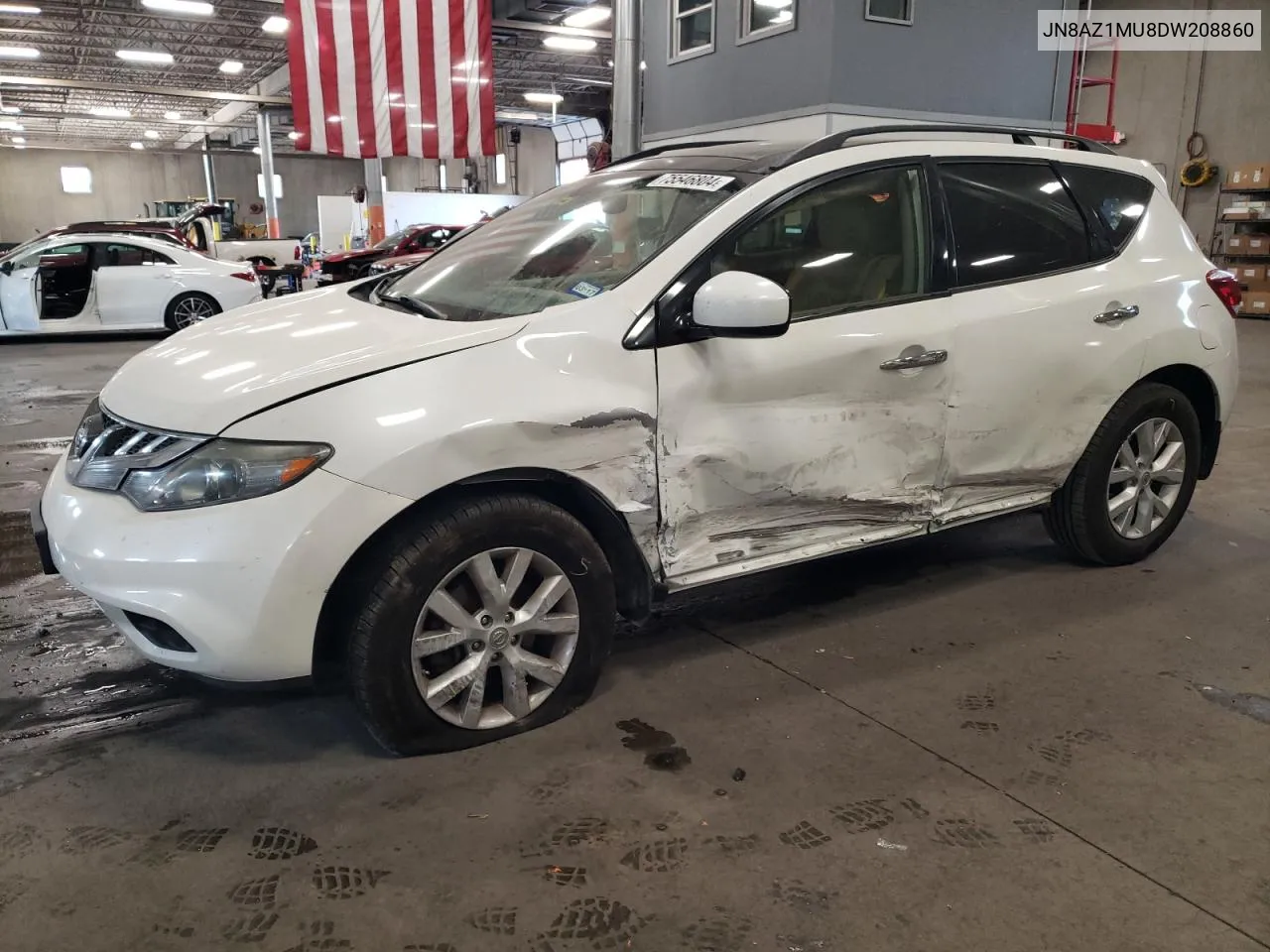 2013 Nissan Murano S VIN: JN8AZ1MU8DW208860 Lot: 75546804