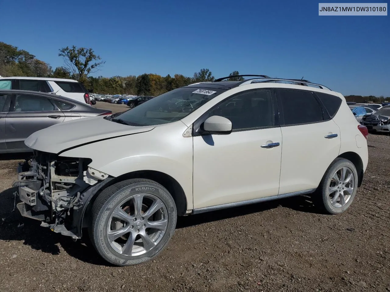 2013 Nissan Murano S VIN: JN8AZ1MW1DW310180 Lot: 75691864