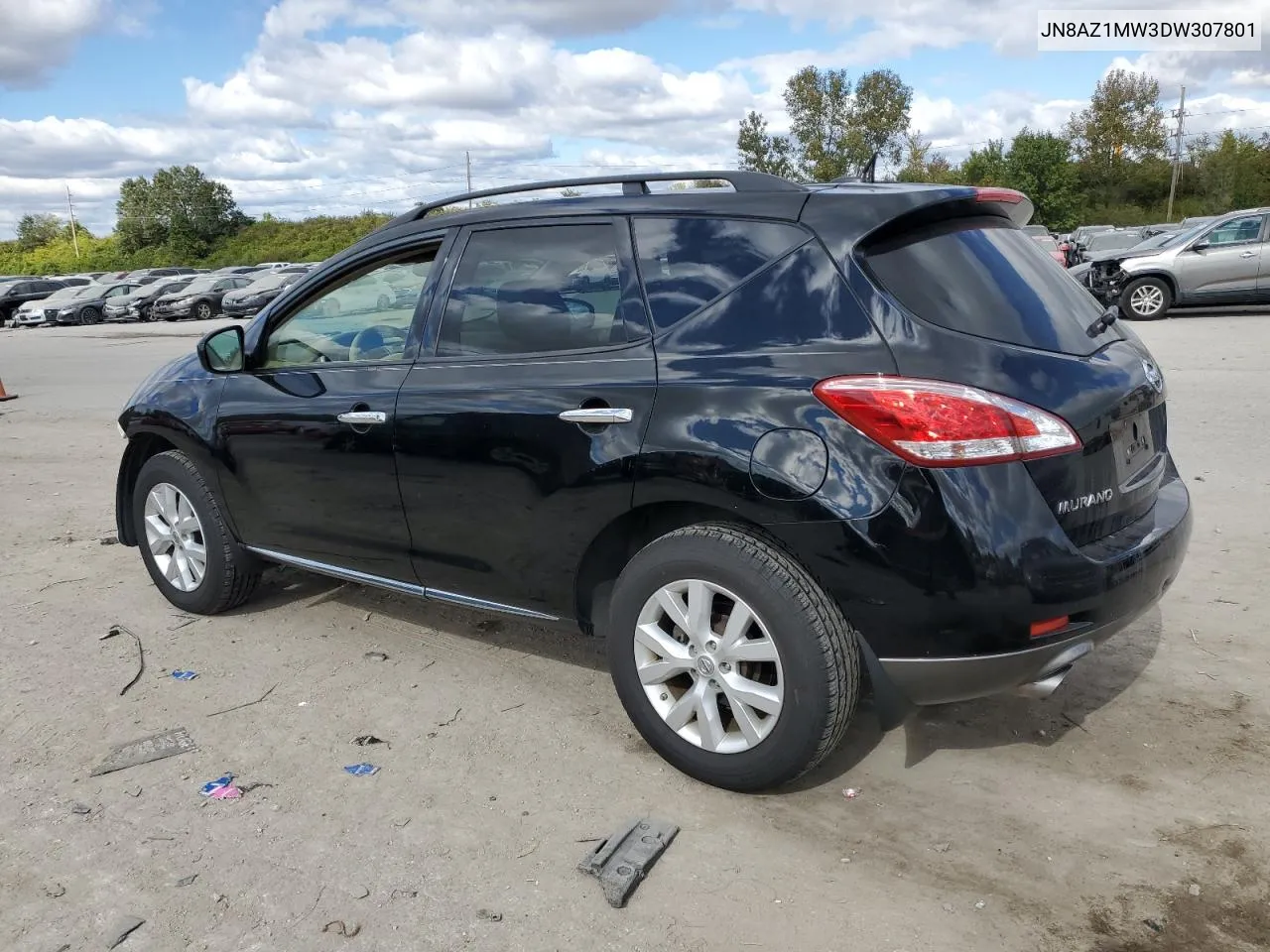 2013 Nissan Murano S VIN: JN8AZ1MW3DW307801 Lot: 75735944