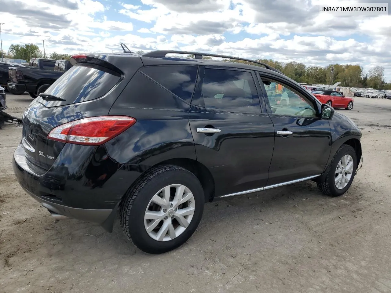 2013 Nissan Murano S VIN: JN8AZ1MW3DW307801 Lot: 75735944